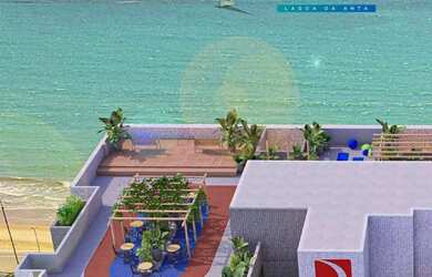 Imagem 3: Quarto e Sala beira-mar no Studio Design 4 a venda na Lagoa da Anta Macéio...