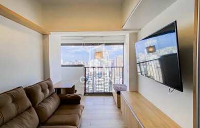 Imagem: O apartamento possui 1 Dormitório, 1 Banheiro, 32m² de Área