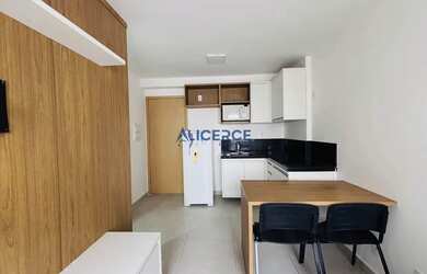 Imagem: O studio possui 1 Dormitório, 1 Banheiro, 39m² de Área, Imóvel