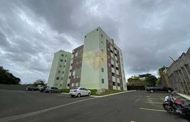 Imagem: O apartamento possui 2 Dormitórios, 1 Banheiro, 1 Vaga na garagem