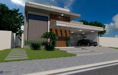 Imagem: A casa em condomínio possui 3 Dormitórios, 5 Banheiros, 3