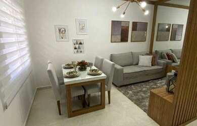 Imagem: O apartamento possui 2 Dormitórios, 1 Banheiro, 1 Vaga na garagem