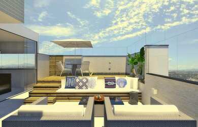 Imagem: O apartamento na cobertura possui 3 Dormitórios, 2 Banheiros