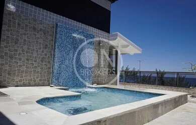 Imagem: O apartamento na cobertura possui 5 Dormitórios, 3 Banheiros