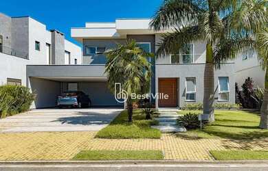 Imagem: A casa em condomínio possui 3 Dormitórios, 5 Banheiros, 4