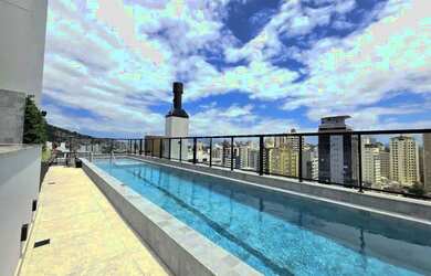 Imagem: O apartamento possui 1 Dormitório, 2 Banheiros, 1 Vaga na garagem