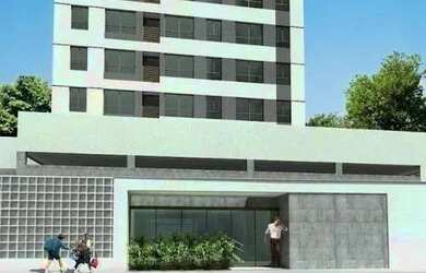 Imagem: O apartamento possui 1 Dormitório, 1 Banheiro, 1 Vaga na garagem