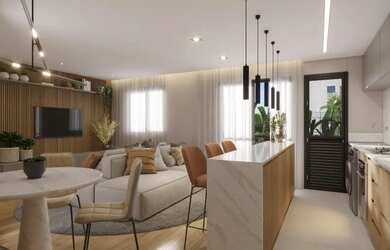 Imagem: O apartamento possui 3 Dormitórios, 1 Vaga na garagem, 65m²