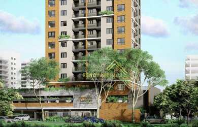 Imagem: O apartamento possui 2 Dormitórios, 1 Banheiro, 1 Vaga na garagem