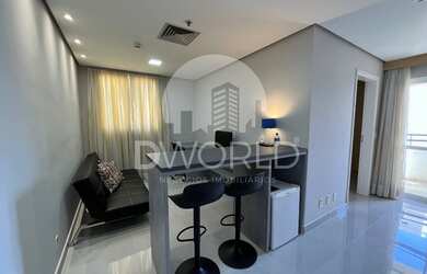 Imagem: O studio possui 1 Dormitório, 1 Banheiro, 1 Vaga na garagem