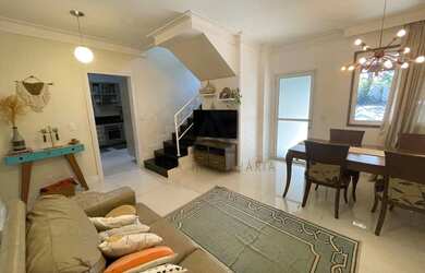 Imagem: A casa em condomínio possui 4 Dormitórios, 3 Banheiros, 2