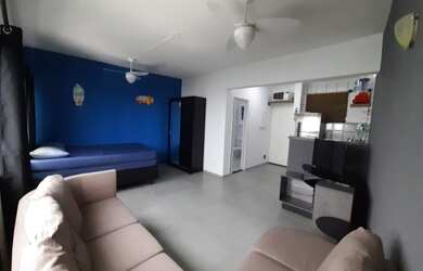 Imagem: O apartamento possui 1 Vaga na garagem, Imóvel mobiliado e