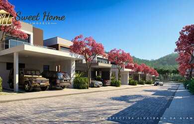 Imagem: A casa em condomínio possui 3 Dormitórios, 4 Banheiros, 2