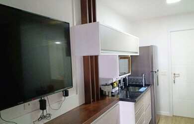 Imagem: O studio possui 1 Dormitório, 1 Banheiro, 31m² de Área e