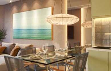 Imagem: O apartamento possui 1 Dormitório, 1 Banheiro, 1 Vaga na garagem