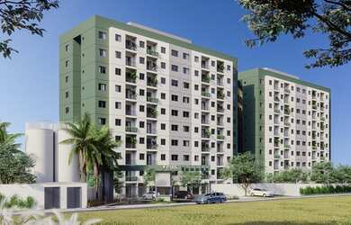 Imagem: O apartamento possui 2 Dormitórios, 2 Banheiros, 1 Vaga na