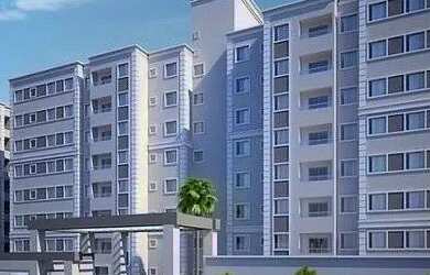 Imagem: O apartamento possui 2 Dormitórios, 2 Banheiros, 1 Vaga na