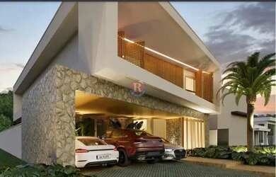 Imagem: A casa em condomínio possui 5 Dormitórios, 5 Banheiros, 5