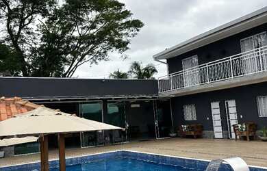 Imagem: A chácara possui 1.600m² de Área, Imóvel novo, Piscina