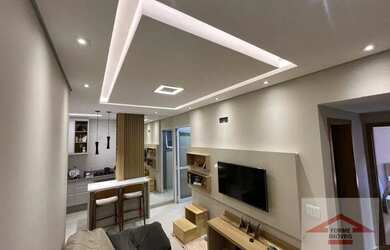 Imagem: O apartamento possui 2 Dormitórios, 1 Banheiro, 1 Vaga na garagem