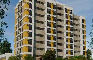 Imagem: O apartamento possui 2 Dormitórios, 1 Banheiro, 1 Vaga na garagem