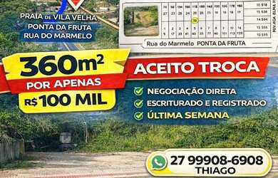 Imagem: O terreno possui 360m² de Área e está localizado em Balneário