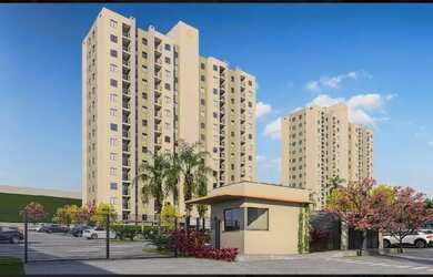 Imagem: O apartamento possui 2 Dormitórios, 1 Banheiro, 1 Vaga na garagem