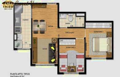 Imagem 15: Apartamento 2 dormitórios Santana de Parnaíba