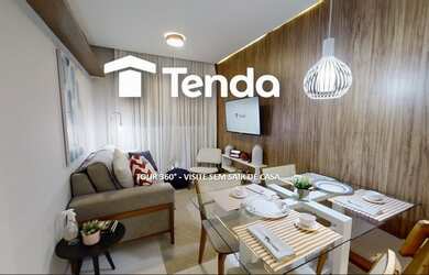 Imagem: O apartamento possui 2 Dormitórios, 1 Banheiro, 1 Vaga na garagem