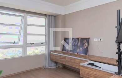 Imagem: O apartamento possui 1 Dormitório, 1 Banheiro, 1 Vaga na garagem