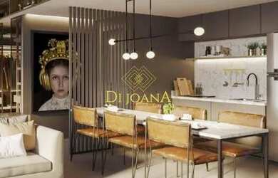 Imagem: O studio possui 1 Dormitório, 2 Banheiros, 1 Vaga na garagem