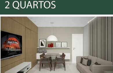 Imagem: O apartamento possui 2 Dormitórios, 1 Banheiro, 1 Vaga na garagem