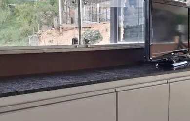 Imagem: O apartamento na cobertura possui 3 Dormitórios, 3 Banheiros