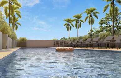 Imagem: O apartamento possui 2 Dormitórios, 2 Banheiros, 1 Vaga na