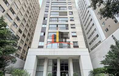 Imagem: O apartamento possui 1 Dormitório, 1 Banheiro, 1 Vaga na garagem