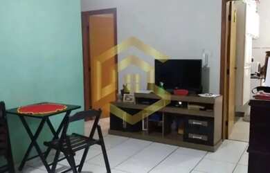 Imagem: O apartamento possui 3 Dormitórios, 1 Banheiro, 1 Vaga na garagem