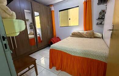 Imagem 16: Agio Valparaíso Casa 3Qtos Proximo ao Muro Verde e Amarelo Ceu Azul