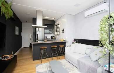 Imagem: O studio possui 1 Dormitório, 1 Banheiro, 1 Vaga na garagem