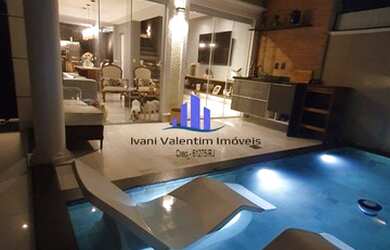 Imagem: A casa em condomínio possui 3 Dormitórios, 5 Banheiros, 3