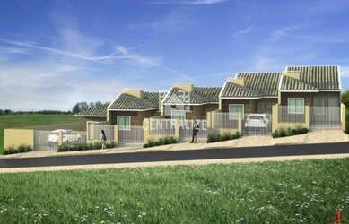 Imagem: A casa possui 2 Dormitórios, 1 Banheiro, 1 Vaga na garagem