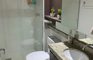 Imagem: O apartamento possui 3 Dormitórios, 2 Banheiros, 1 Vaga na