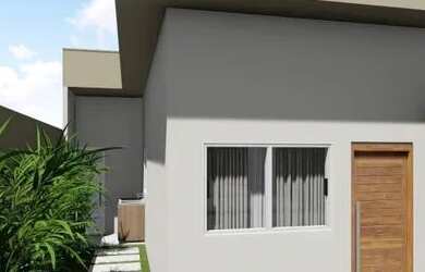 Imagem: A casa possui 3 Dormitórios, 1 Banheiro, 2 Vagas na garagem