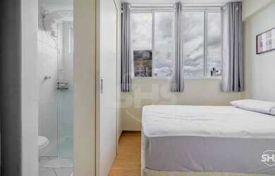 Imagem: O apartamento possui 1 Dormitório, 1 Banheiro, 28m² de Área