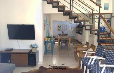 Imagem: A casa em condomínio possui 2 Dormitórios, 3 Banheiros, 1