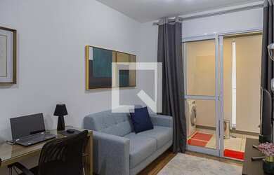 Imagem: O apartamento possui 1 Dormitório, 1 Banheiro, 36m² de Área