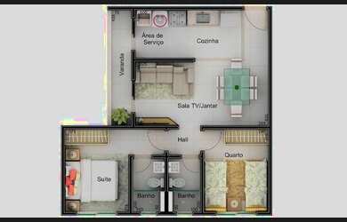 Imagem 5: Ultimas Unidades Apartamento 100 financiado na Zona Sul