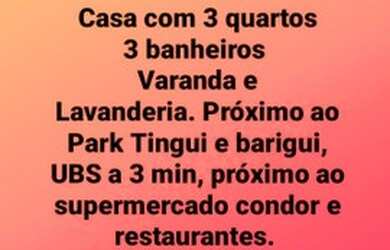 Imagem: A casa em condomínio possui 3 Dormitórios, 3 Banheiros, 1