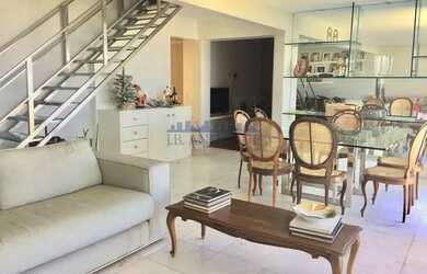 Imagem: O apartamento na cobertura possui 4 Dormitórios, 5 Banheiros