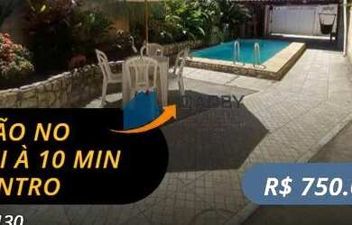 Imagem: A casa possui 5 Dormitórios, 4 Banheiros, 3 Vagas na garagem