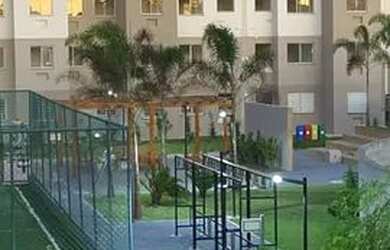 Imagem: O apartamento possui 2 Dormitórios, 1 Banheiro, 1 Vaga na garagem